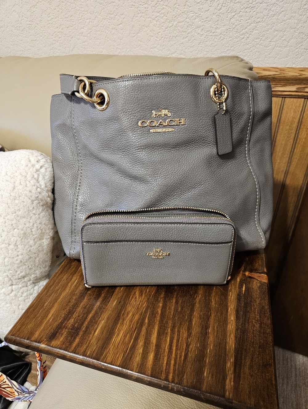 Coach Jes Tote And Wallet